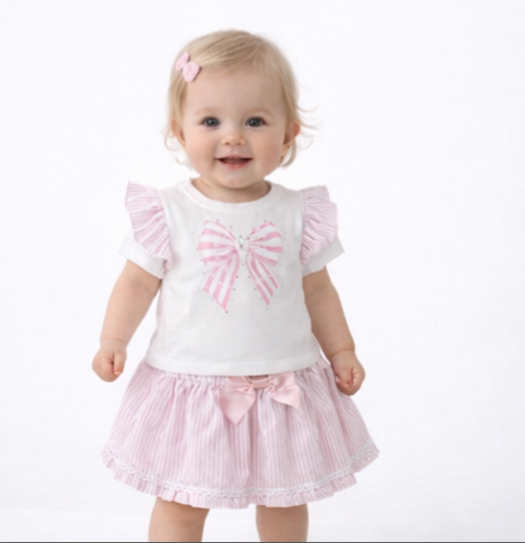 Baby meisjes set 2 delig(rose)