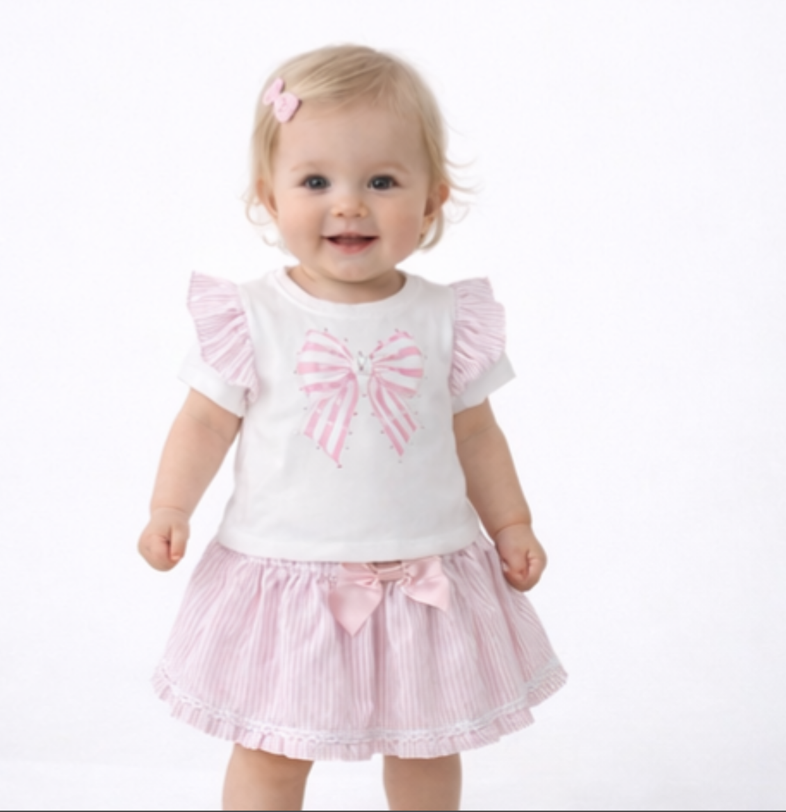 Baby meisjes set 2 delig(rose)