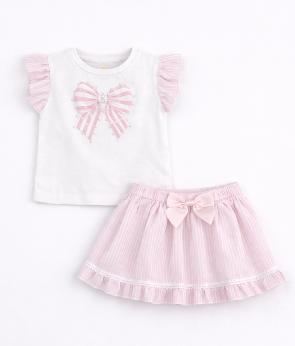 Baby meisjes set 2 delig(rose)